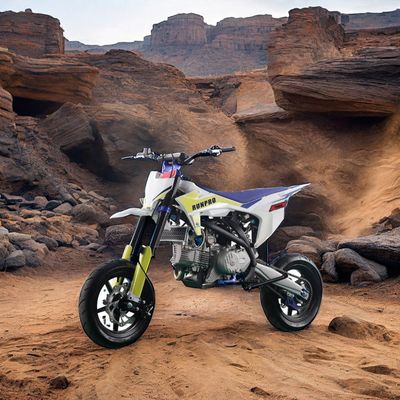 Chargement maximal 150 kg Supermoto 190cc Vélo à gaz Vélo à gaz Motard 12'12' Sur la route Pneus Vélo à gaz pour adulte