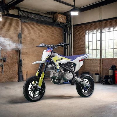Chargement maximal 150 kg Supermoto 190cc Vélo à gaz Vélo à gaz Motard 12'12' Sur la route Pneus Vélo à gaz pour adulte