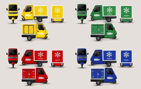 Optionnel 1000/1200/2000/3000W Tricycles électriques pour famille 3 roues E-Bike et pédicab