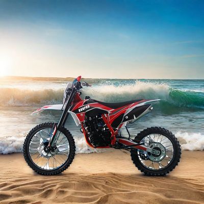 Vélo de motocross homologué CE de 250 cc avec pneus en aluminium et changement de vitesse international