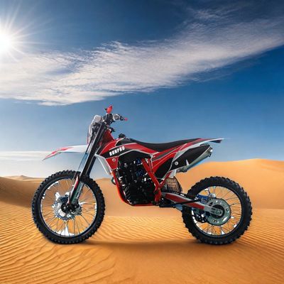 Vélo de motocross homologué CE de 250 cc avec pneus en aluminium et changement de vitesse international