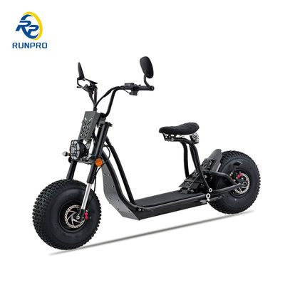 Scooter électrique Citycoco Fat Tire 1500W 2*1500W 60V Longue portée pliable avec COC CEE
