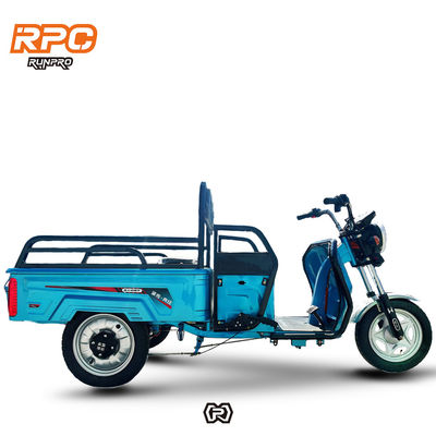 Custom Farm 1200W motocycle électrique à trois roues avec système de freinage à tambour avant à tambour arrière