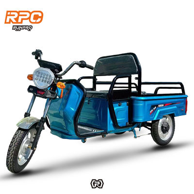 Custom Farm 1200W motocycle électrique à trois roues avec système de freinage à tambour avant à tambour arrière