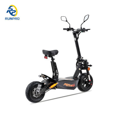 Certificat CEE Scooter électrique à grande vitesse pliable sans pinceau pour tous les types de terrain