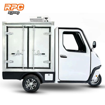 Tricycle électrique de chargement certifié CEE avec pneu avant 3,50-10 et pneu arrière 4,00-10