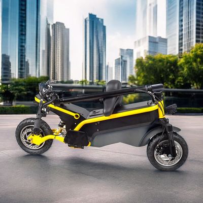 Scooter électrique amovible à batterie de 350W/500W avec conception pliable et portée maximale de 35 km/45 km