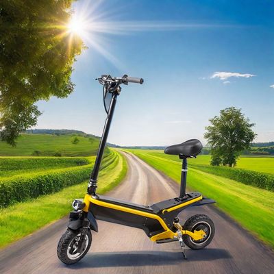 Scooter électrique amovible à batterie de 350W/500W avec conception pliable et portée maximale de 35 km/45 km