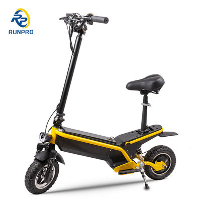 Scooter électrique amovible à batterie de 350W/500W avec conception pliable et portée maximale de 35 km/45 km