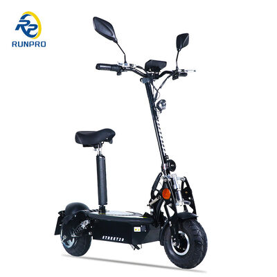 20km/h Vitesse maximale pliable 48V 500W à double moteur 2 roues scooter électrique pour adultes
