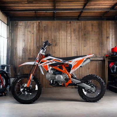 110 125cc Mini Moped Dirt Bike 4 temps de course Sportbikes Système de démarrage Kick Start