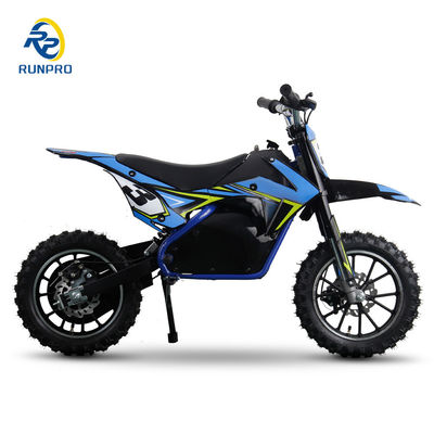 Fréquence avant Fréquence à disque perforé Levier de frein à main Électrique Mini Cross 36V 1000W