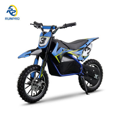Fréquence avant Fréquence à disque perforé Levier de frein à main Électrique Mini Cross 36V 1000W