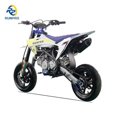 Mode de démarrage de la moto à essence 190CC avec transmission à chaîne et démarrage électrique