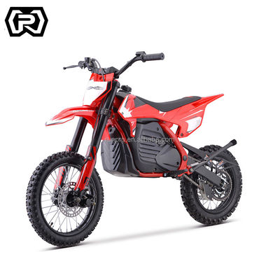 Front 2.75-14 arrière 3.00-12 Electric Kids Dirt Bike avec une puissante motorisation à chaîne