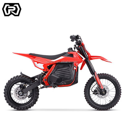Front 2.75-14 arrière 3.00-12 Electric Kids Dirt Bike avec une puissante motorisation à chaîne