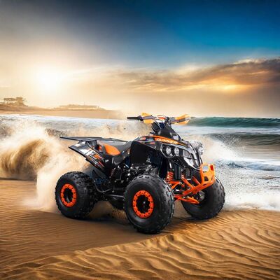 Certification CE 125cc 150cc Puissant Quad ATV à essence 4 roues avec bonne suspension