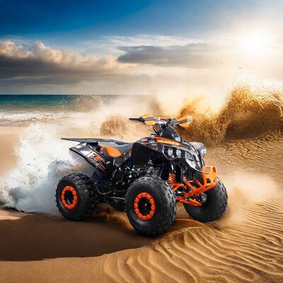 Certification CE 125cc 150cc Puissant Quad ATV à essence 4 roues avec bonne suspension