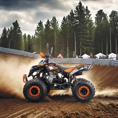 125cc Quad-Bike semi-automatique hors route Quatrimoto Moto Manuel Véhicule Atv Quad 4 roues