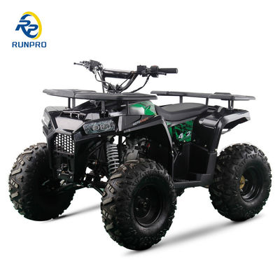 Taille de pneu de 10 pouces et moteur monocylindre 125CC 2 roues motrices à essence ATV quad pour adultes
