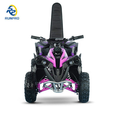 Tambour avant Système de freinage à disque arrière Electric Kids ATV Quad Bike avec moteur à arbre sans balai