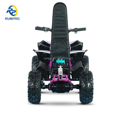 Tambour avant Système de freinage à disque arrière Electric Kids ATV Quad Bike avec moteur à arbre sans balai