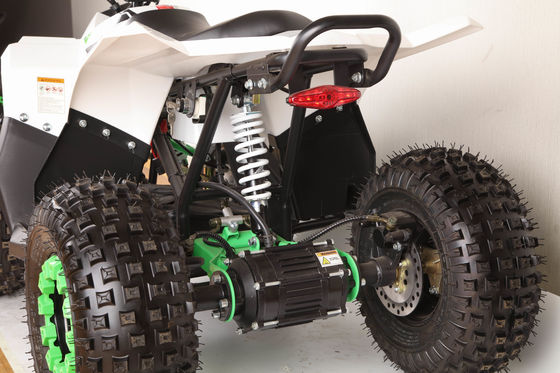 VTT électrique de 1200W à quatre roues avec moteur à entraînement par arbre et conception de grande roue