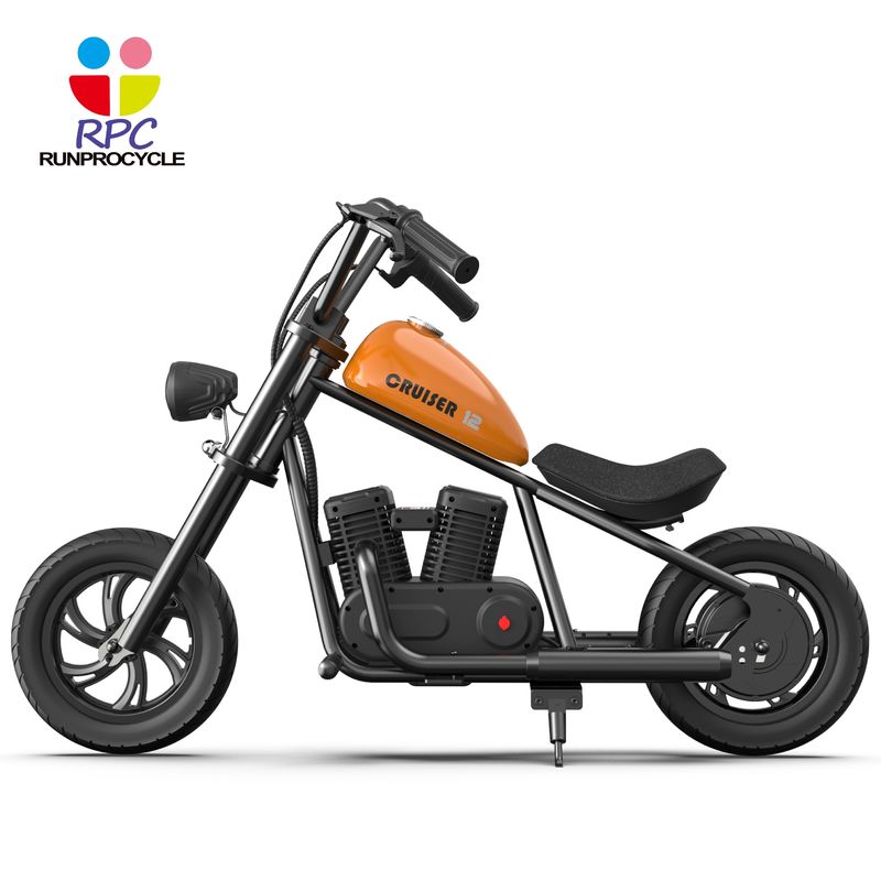 Découvrez la sensation de conduire une moto mini électrique pour enfants avec une puissance maximale de 200 watts