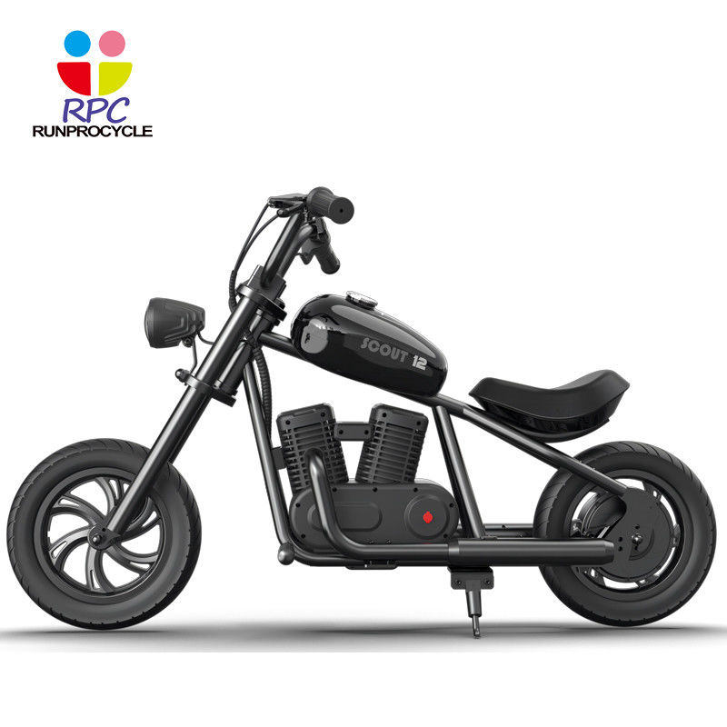 Mini 24V Kids Motorcycle avec 200w de puissance maximale et des dimensions du véhicule de 113,9 * 53,5 * 72,3 cm