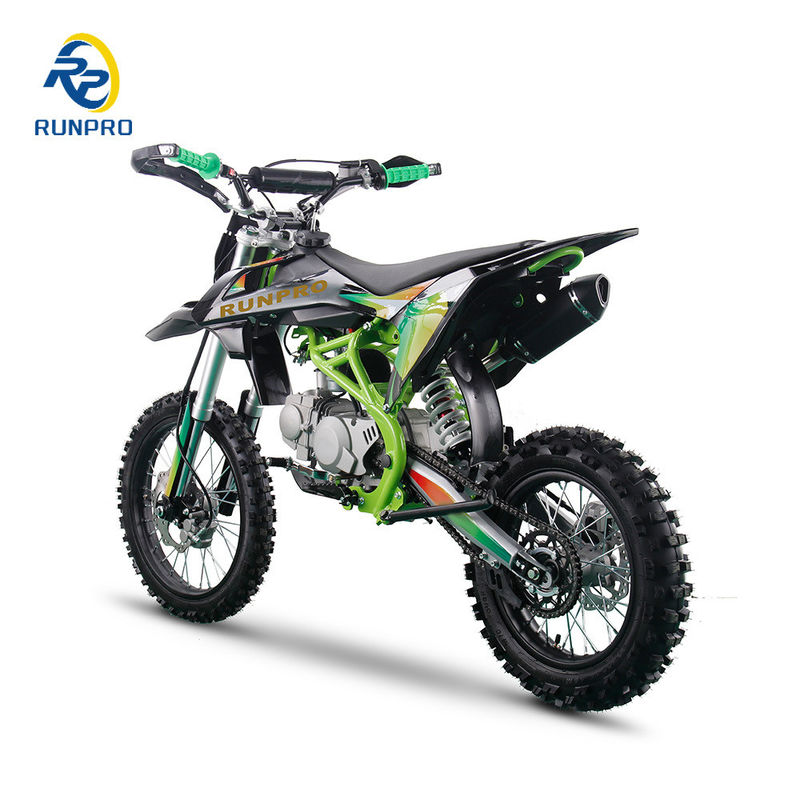 Taille de vélo 1750X710X1080MM Runpro Racing 125cc 140cc 17/14 roue Vélo de terre moto