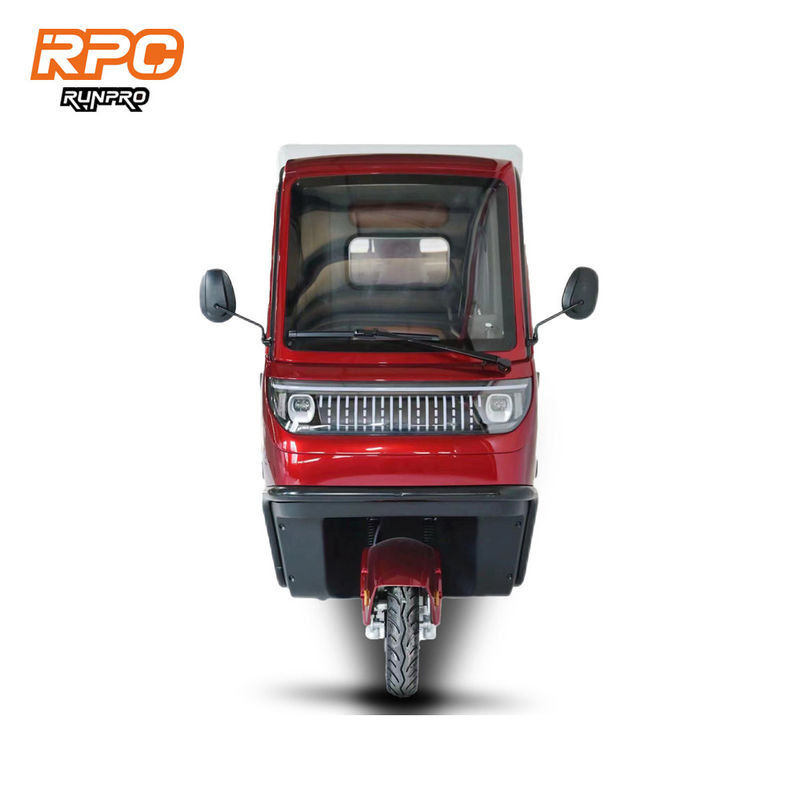 Tricycle électrique de fret CEE Motocyclette routière avec carrosserie fermée type 2800*920*1650MM