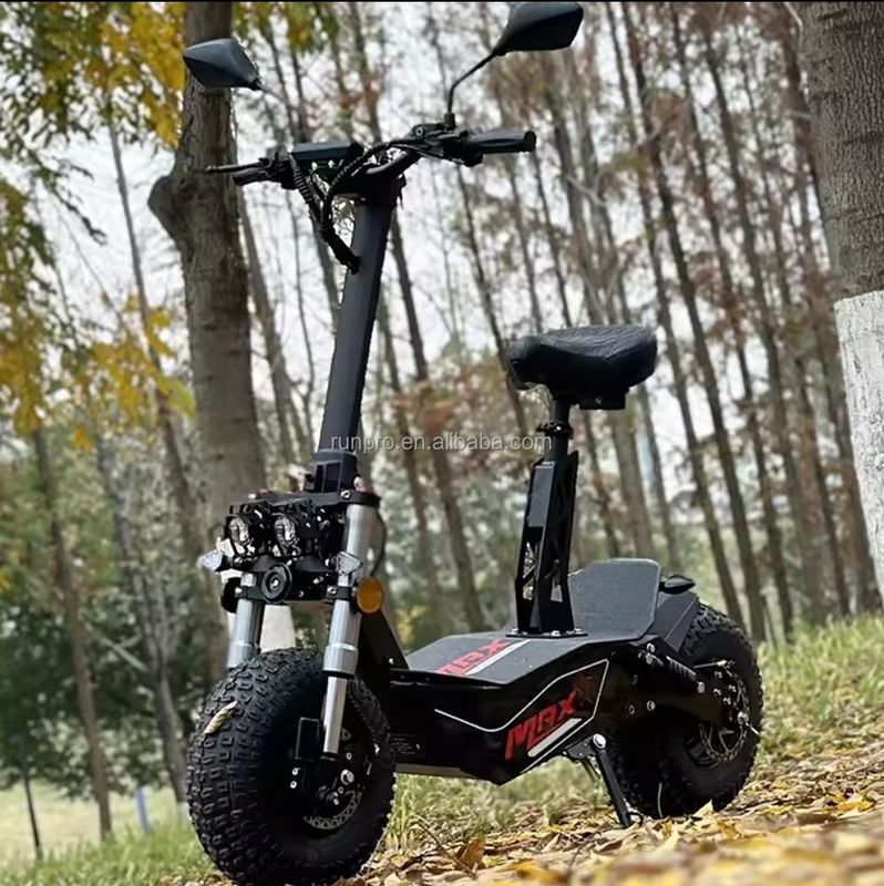 Off-road 2000W 3000W Mobilité scooter électrique COC CEE moteur sans balai 10 pouces moteur hub scooter électrique moto vélo avec CE