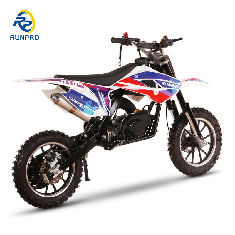 Frénésie à disque 49cc 10/10 roues 2 temps enfants Moto Cross Mini Motocycle Motocycle de course