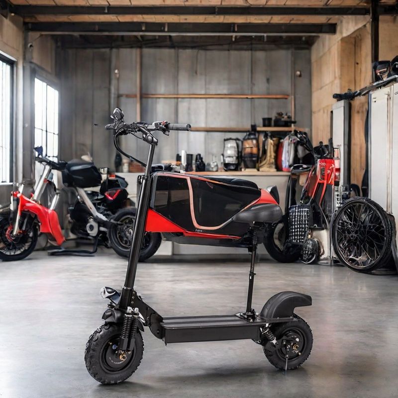Scooter électrique unisexe sans tube avant et arrière 800W 1000W*2 60V18ah