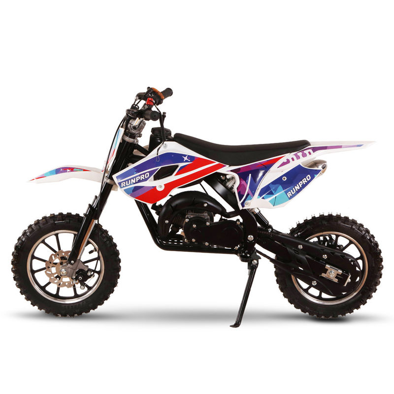 Fréquence à disque 49cc Motocycles tout-terrain avec moteur et conception à refroidissement à air à 2 temps de 49cc