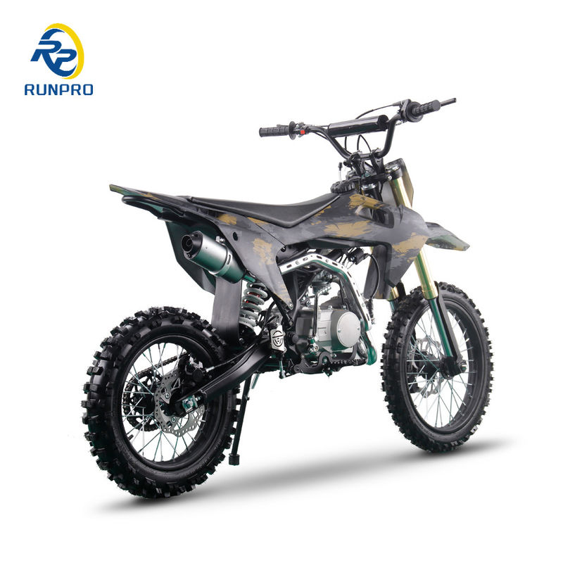 Démarrer la moto pour les adolescents hors route refroidi à l'air 17/14 pneu de roue Runpro Dirt Bike