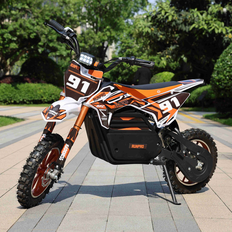 RUNPRO 2024 1000W Vélo électrique pour enfants personnalisable Mini Trail Pocket Bike Disc F/R