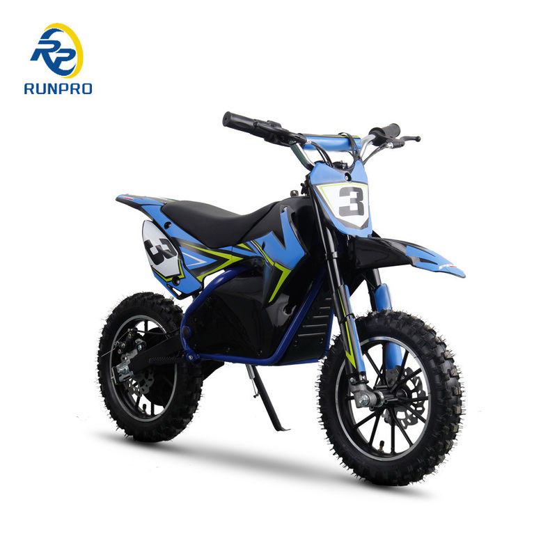 Fréquence avant Fréquence à disque perforé Levier de frein à main Électrique Mini Cross 36V 1000W