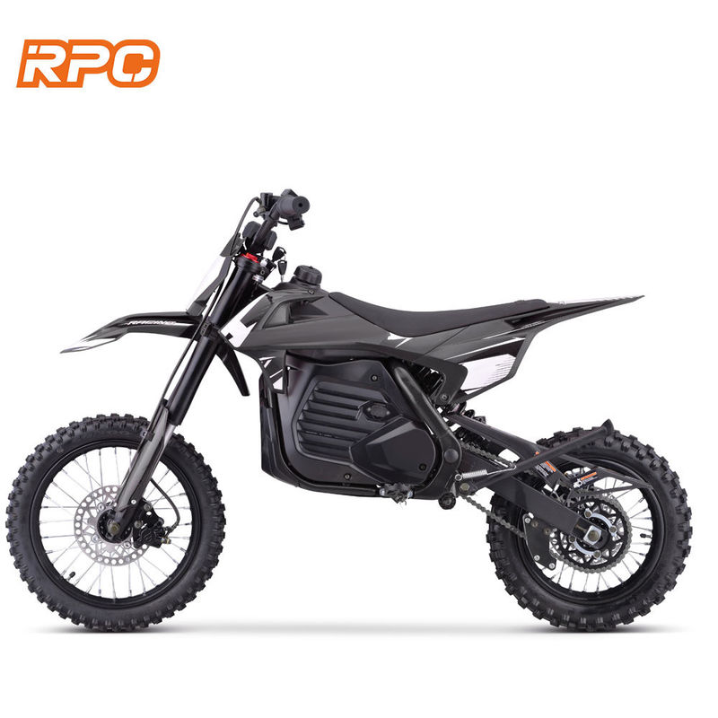 Moto électrique avec moteur de 1200W et batterie au lithium 48v20ah portée 50KM 1412 pneu
