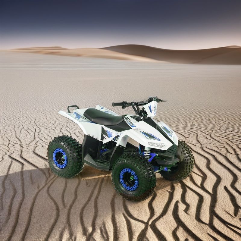 2024 Adolescents 4x4 1000W 48V 1200W Arbre électrique Quad vélo électrique Quad ATV