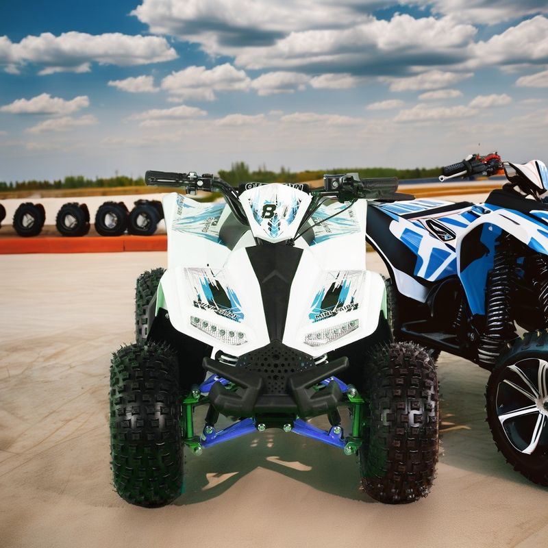 Kids Electric ATV Quad Bike avec une plage de roue de 600 à 1000 mm et une taille globale de 1250 x 760 x 800 mm