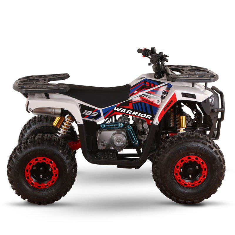Tout-terrain 110cc 125cc Quad Bikes pour adultes Chargement maximal 150kgs Transmission à traction en chaîne