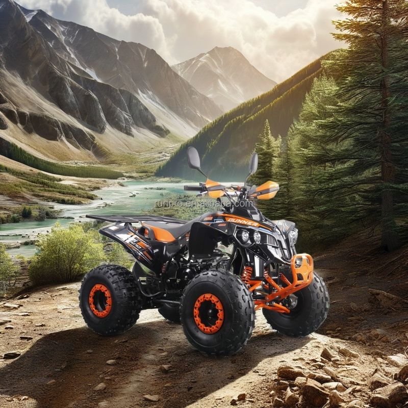 2024 Direct 125CC 2WD ATVs Transmission automatique Axe de conduite à 4 temps Quad Bike Carburant au gaz