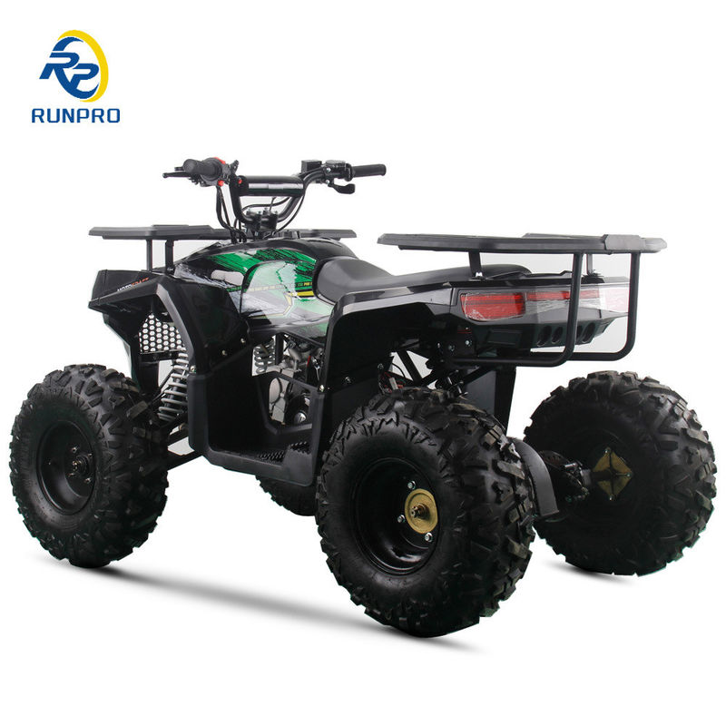 Taille de pneu de 10 pouces et moteur monocylindre 125CC 2 roues motrices à essence ATV quad pour adultes