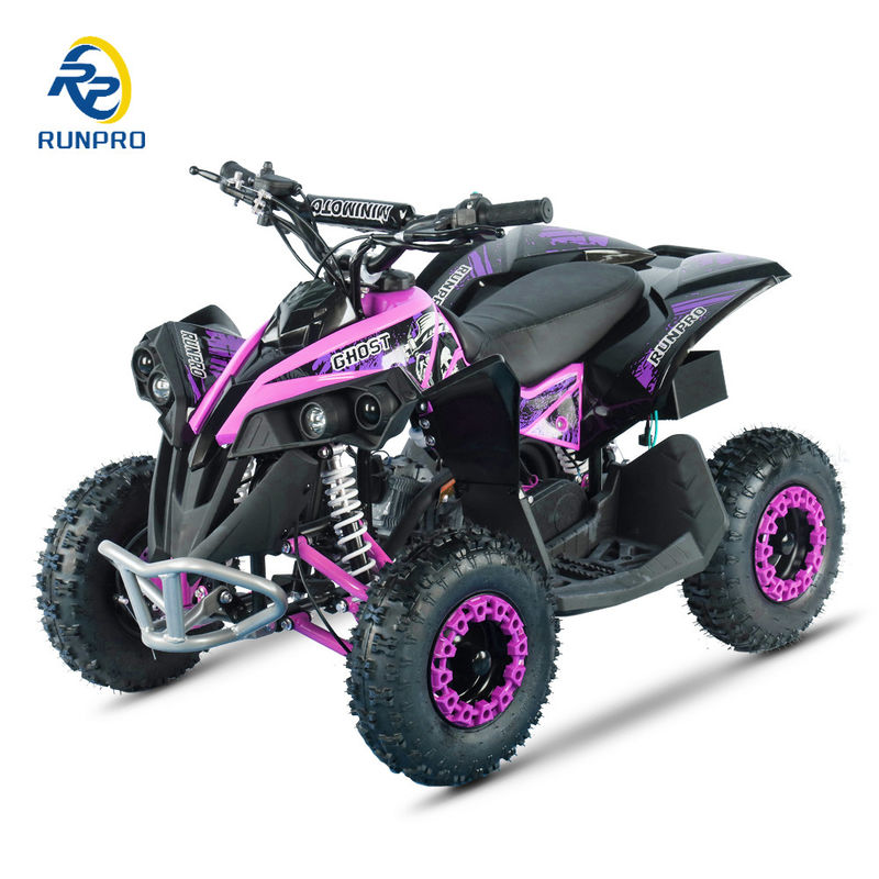 2024 RUNPRO VTT 49cc pour les enfants côte à côte 4 roues 6 pouces pneus 2 temps 50cc Quad Bikes