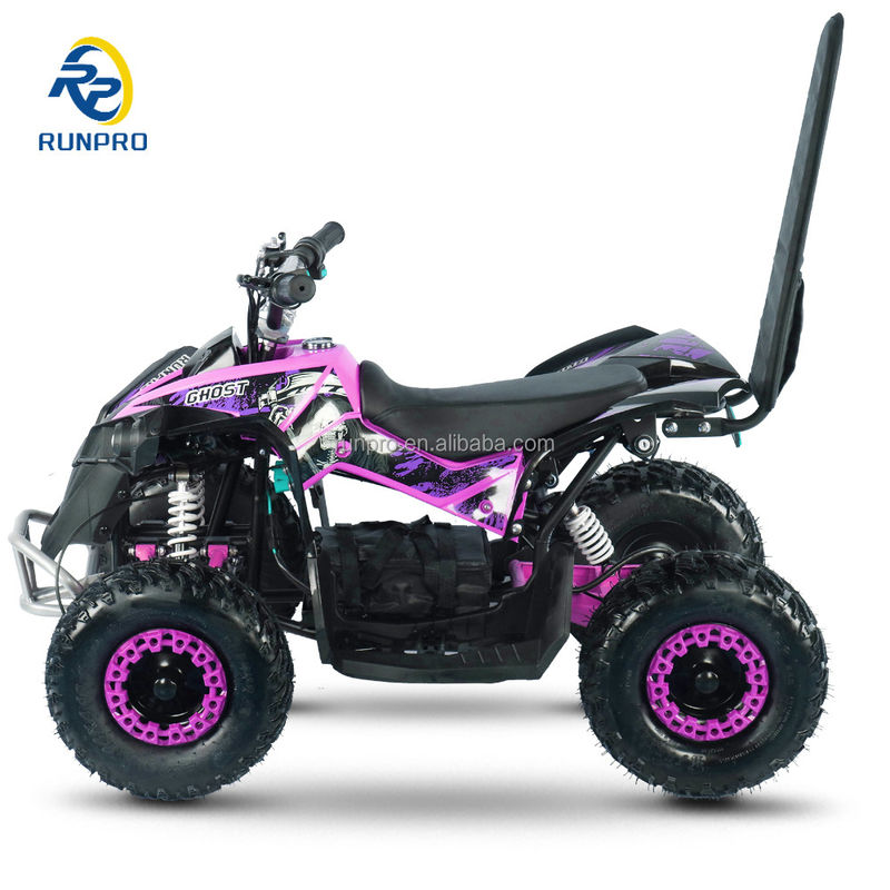 Tambour avant Système de freinage à disque arrière Electric Kids ATV Quad Bike avec moteur à arbre sans balai