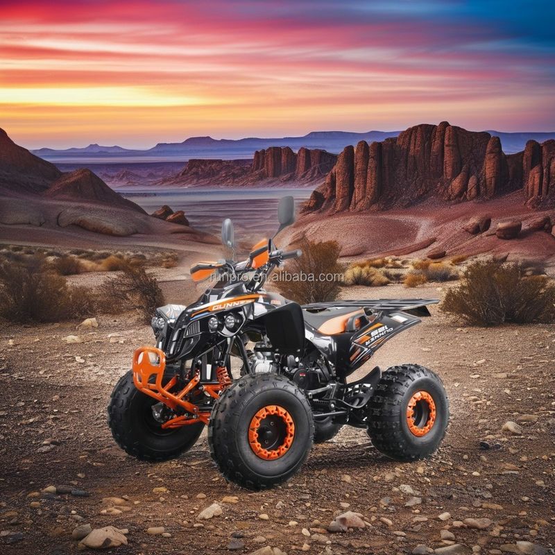 RunPro ATV 125 tout-terrain personnalisé à quatre roues double à quatre roues avec chaîne motrice