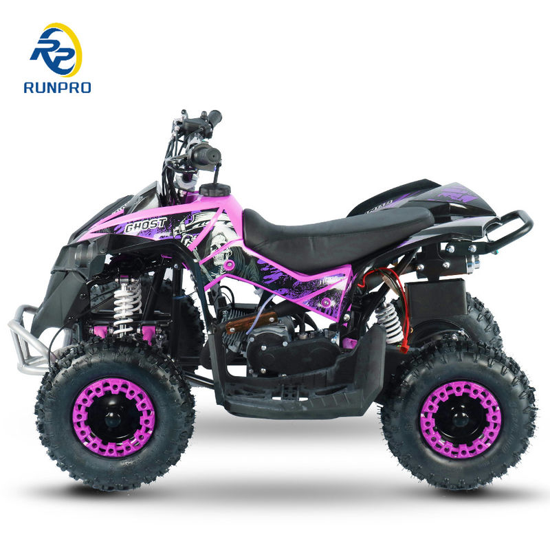 Les enfants ATV électriques 49cc 50cc 4 roues essence mini ATV avec plastique à commande manuelle